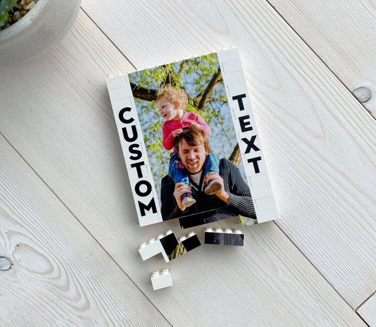Father's Day Gift, Brick Photo, Gift for Dad, Personalized Brick Puzzle Photo, Custom Photo Block, Personalized Photo Gift, Unique Gift