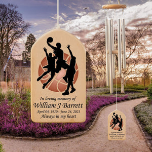 Personalized Wind Chime Basketball Player Team Member Memorial, Loss of Basketball Player, Loss Of Brother Son Sympathy Gift, Bereavement Gift il_1588xN.5051210209_jr57_f39abf50-641e-4a60-abbe-9749913e3f8b.jpg?v=1713330216