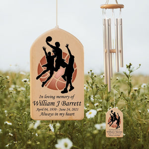 Personalized Wind Chime Basketball Player Team Member Memorial, Loss of Basketball Player, Loss Of Brother Son Sympathy Gift, Bereavement Gift il_1588xN.5051210301_80no_4d6ac456-4d53-4df2-b54e-8fd2bfcbf212.jpg?v=1713330216