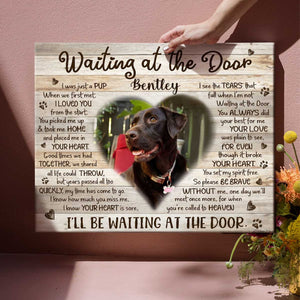 Custom Photo Pet Memorial Canvas, Dog Passed Away Gift, Pets In Remembrance, Cat Memorial Gift, Pet Loss Gifts, Loss of Dog Gift, Dog Canvas