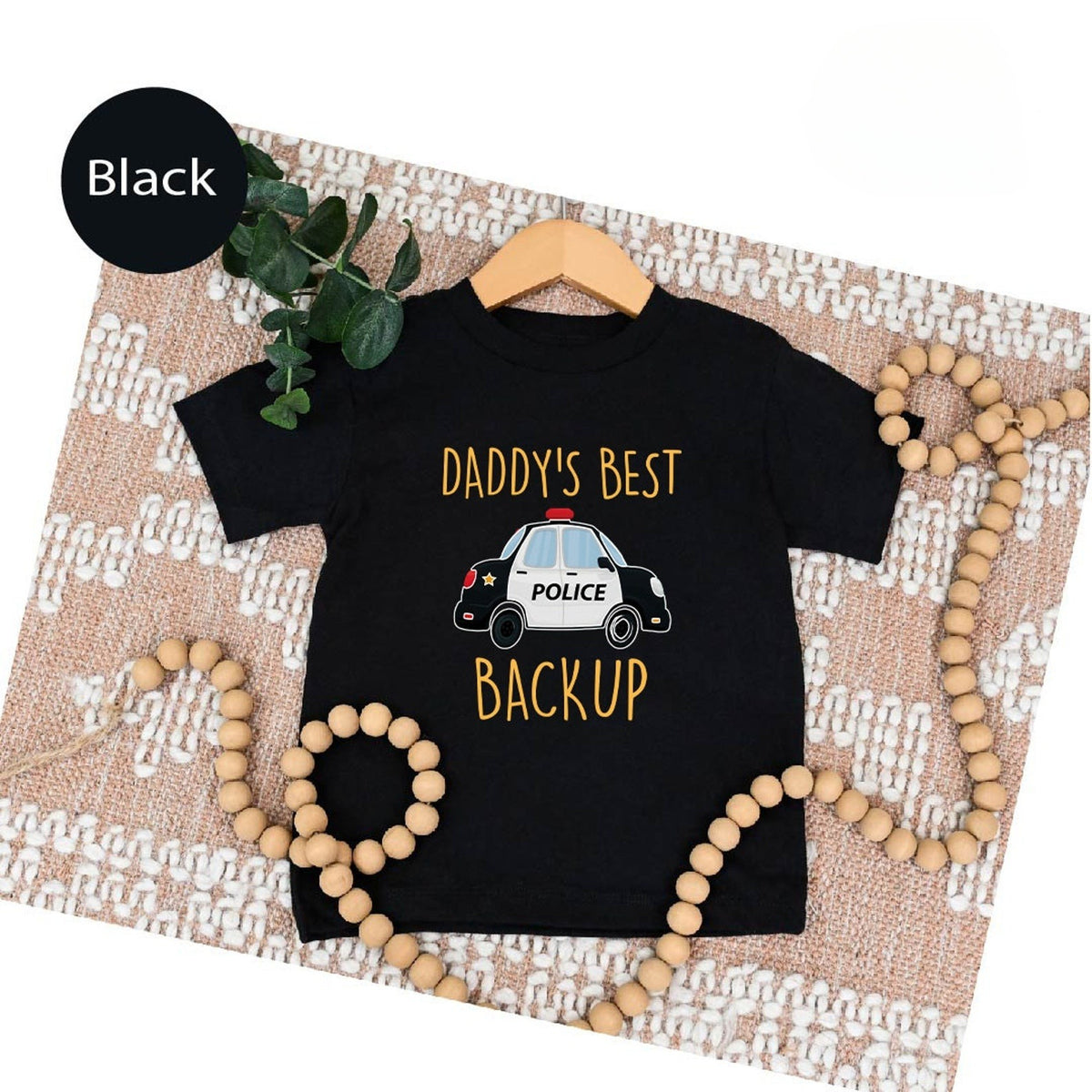 Daddy's Backup Infant Bodysuit, Police Baby Clothes, Baby Bodysuit, Baby Police Shirt, Kids Police Car Tee, Cute Police Car Toddler Shirt