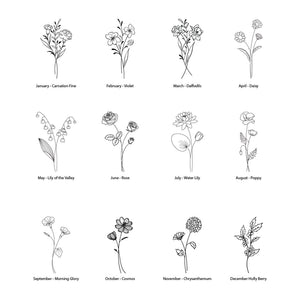 Bridesmaid Gift - Birth Flower Glass Coffee Cup - Personalized Bridesmaid Proposal, Gifts for Her, Party Favor