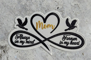 Embroidered Memorial Infinity Patch
