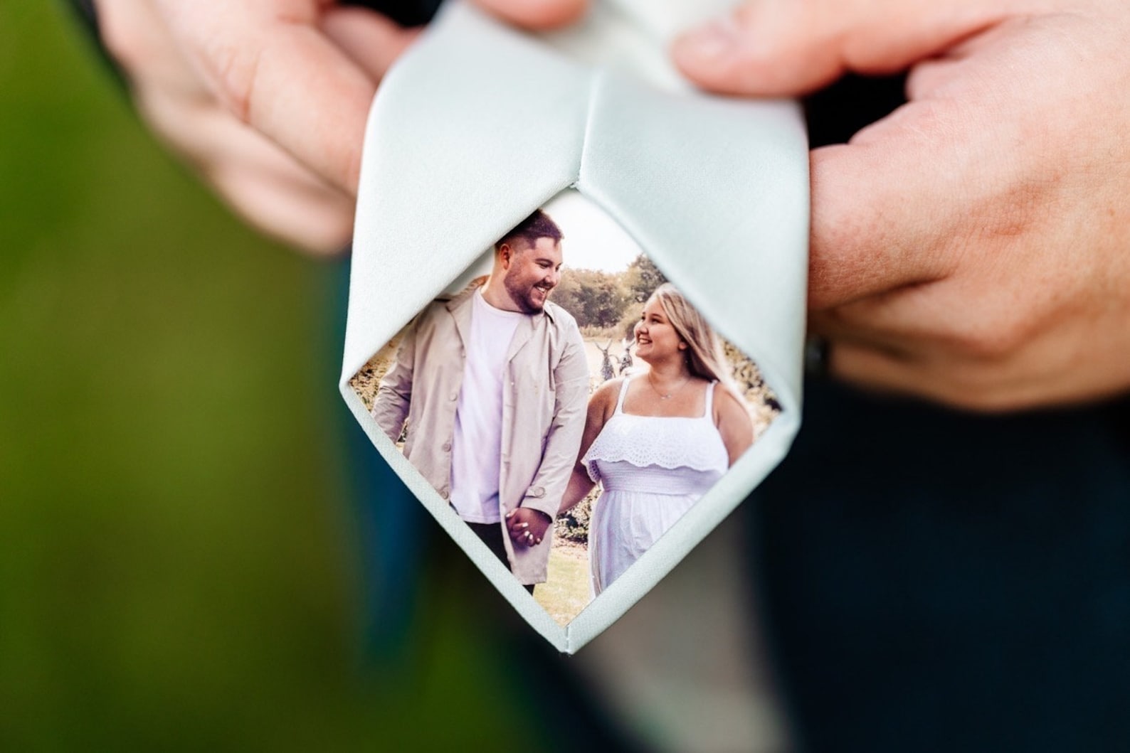 Personalised Photo Tie Label/Dad/Suit Label/Tie Patch/Tie patch/Father of the Bride Groom Gift/Thank You Label/Iron On/Wedding Tie Insert