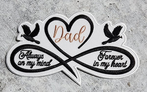Embroidered Memorial Infinity Patch