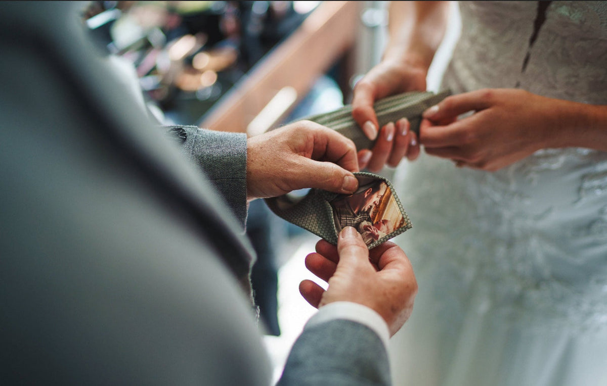 Personalised Photo Tie Label/Dad/Suit Label/Tie Patch/Tie patch/Father of the Bride Groom Gift/Thank You Label/Iron On/Wedding Tie Insert