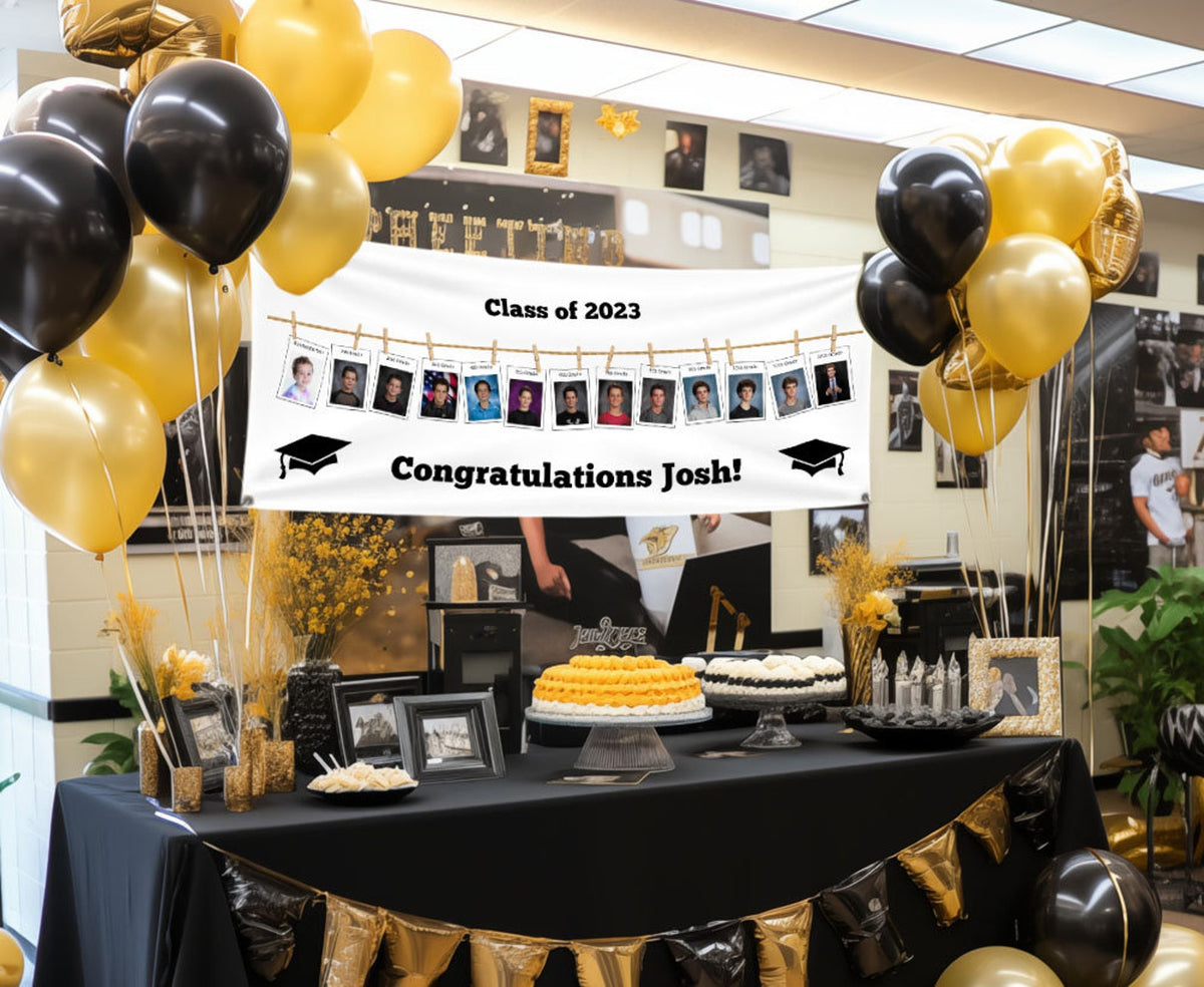 Graduation Banner, Graduation Party Decorations, Graduation Party, Graduation backdrop, Class of 2025, Graduation Decorations