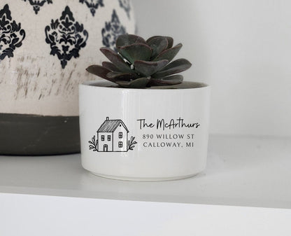 New Home, New Memories, New Beginnings, Closing Gift, Realtor Gift, Housewarming, Personalized Planter