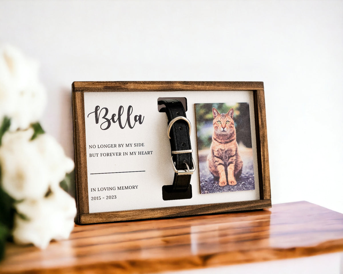 Custom Photo Memorial Frame, Pet Loss Gift, Memorial Pet Photo, Pet Memorial Keepsake, Loss Of Dog, Cat Gift