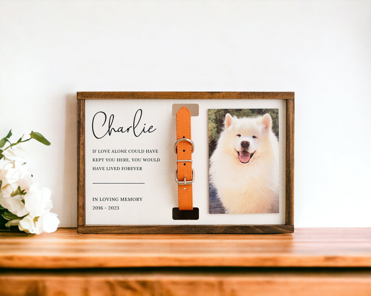 Custom Photo Memorial Frame, Pet Loss Gift, Memorial Pet Photo, Pet Memorial Keepsake, Loss Of Dog, Cat Gift