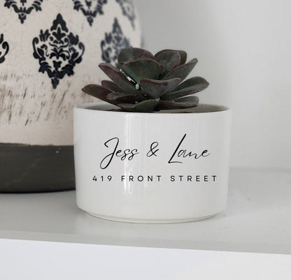 New Home, New Memories, New Beginnings, Closing Gift, Realtor Gift, Housewarming, Personalized Planter