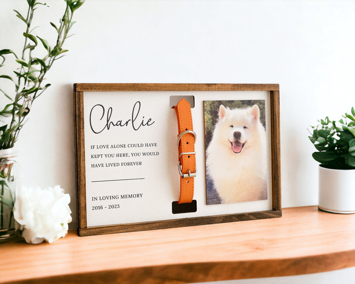 Custom Photo Memorial Frame, Pet Loss Gift, Memorial Pet Photo, Pet Memorial Keepsake, Loss Of Dog, Cat Gift