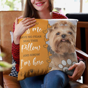 Custom Photo Pet Pillow Memorial, Loss of Pet Sympathy Gift with Pet's Picture, Pet Loss Gift for Pet Lover il_1588xN.5827820447_ikt9.jpg?v=1712200358