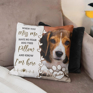 Custom Photo Pet Pillow Memorial, Loss of Pet Sympathy Gift with Pet's Picture, Pet Loss Gift for Pet Lover il_1588xN.5827823051_1o9f_1.jpg?v=1712200358