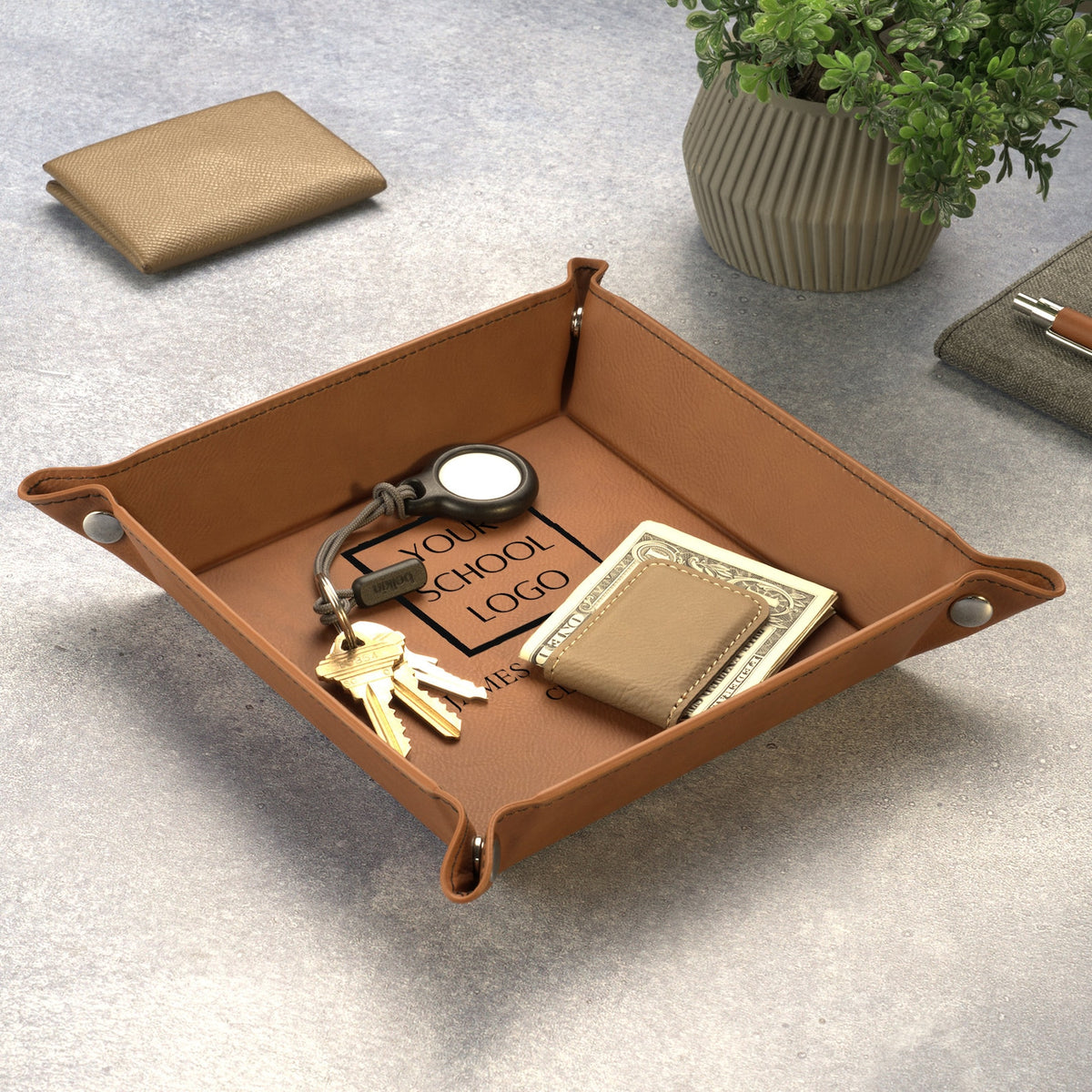 Graduation Gifts for Him, Personalized College PHD Doctor Graduation Gifts, Engraved Valet Tray, Custom Catch-all Tray, Gifts for Graduation