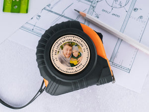 Father's Day Gift from Kids, Personalized Tape Measure Daddy Loved Beyond Measure, Dad Gifts From Daughter, Custom Gifts For Dad, Grandpa