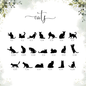Dog Cake Topper for Wedding, Rustic Wedding Cake Topper with Dog, Bride Groom Cake Topper, Pet Silhouette Cake Topper, Cat Cake Topper