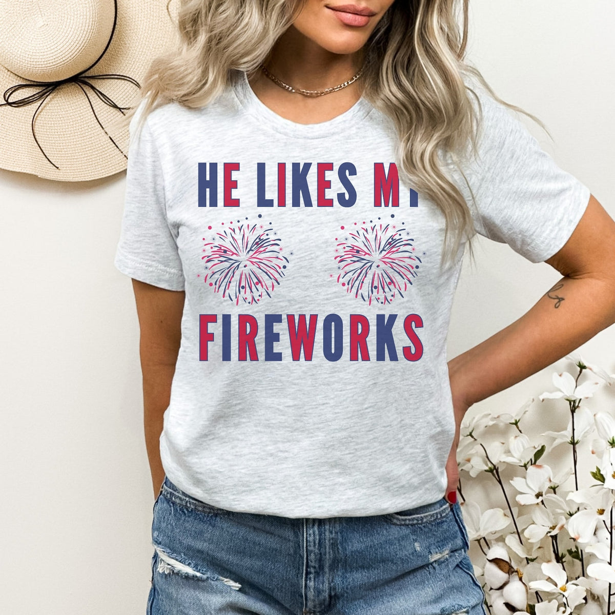 Funny 4th Of July Couples Shirts, I Love The Taste of Freedom Couples Matching Tee, Fireworks Shirt, Patriotic Husband Wife