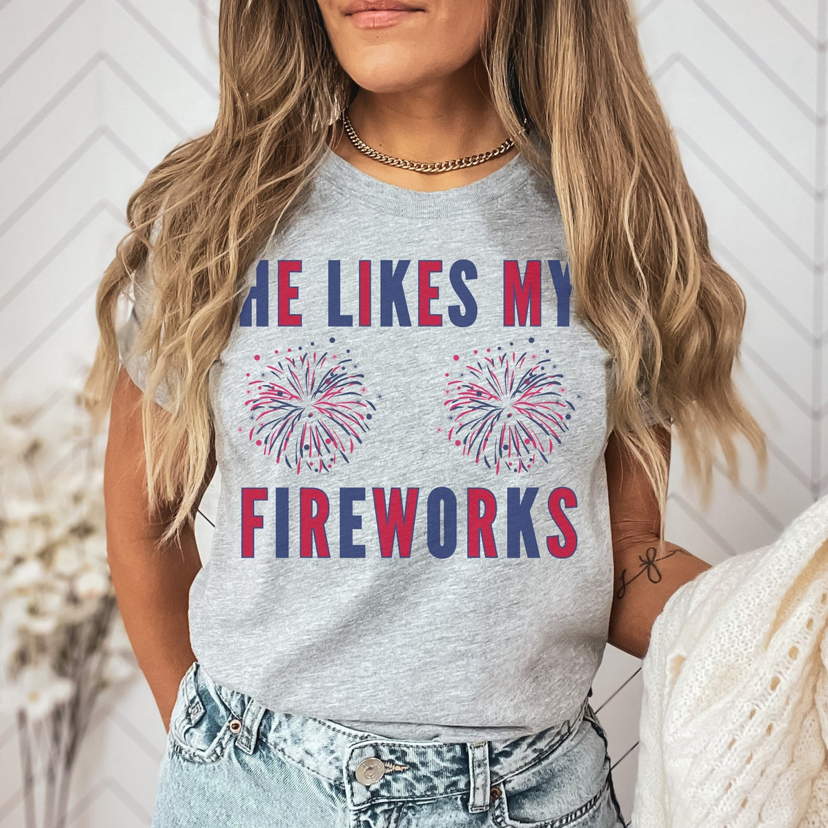 Funny 4th Of July Couples Shirts, I Love The Taste of Freedom Couples Matching Tee, Fireworks Shirt, Patriotic Husband Wife