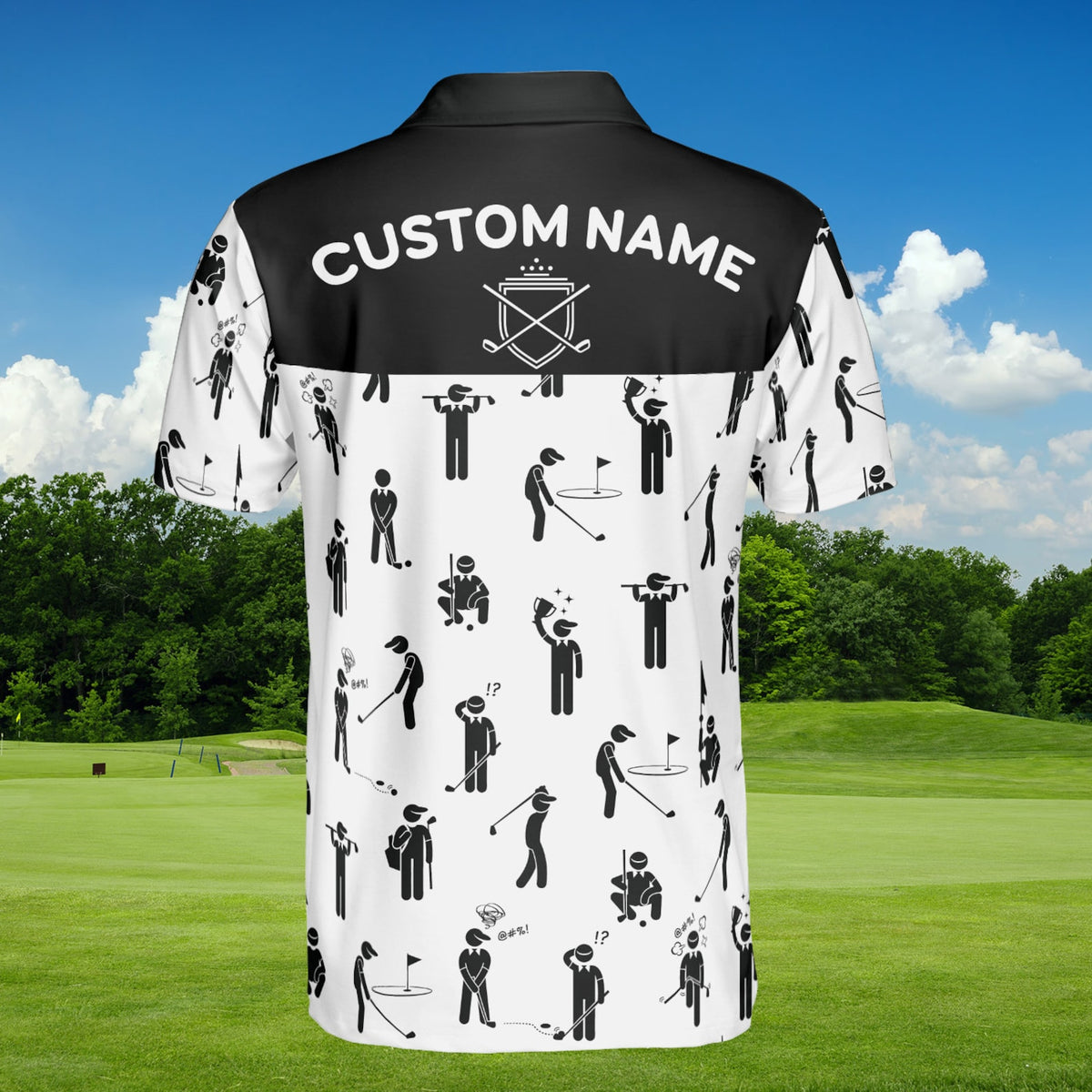 Personalized Sport Golf Polo Shirt, Custom Name Golf Polo Shirt For Golfer, Gift For Golfer, Matching Golf Teams Polo Shirt, Golf Lover Gift