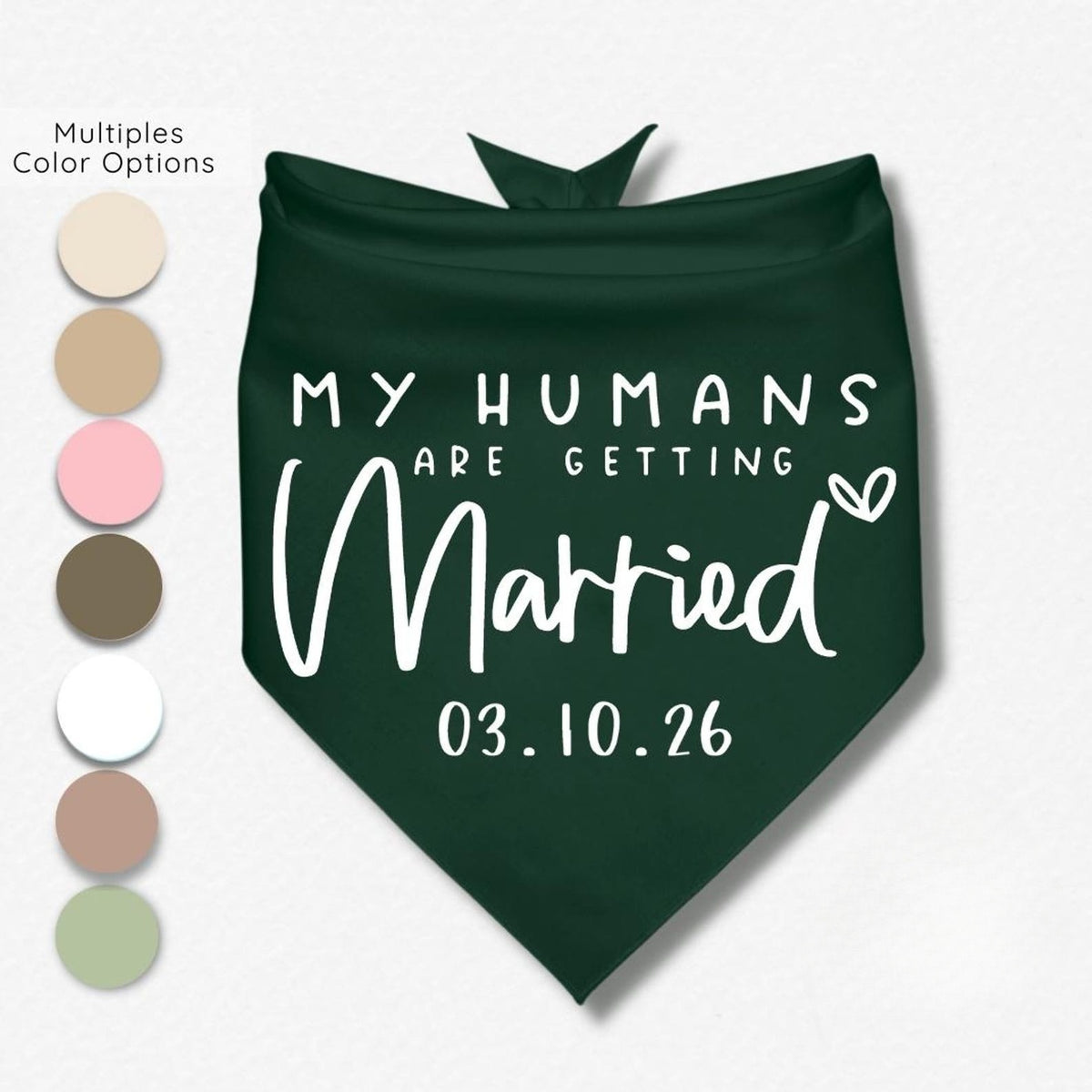 My Humans are Getting Married Bandana Bandana Dog Bandana Engagement Bandana Engagement Announcement Dog Bandana Dog wedding bandana