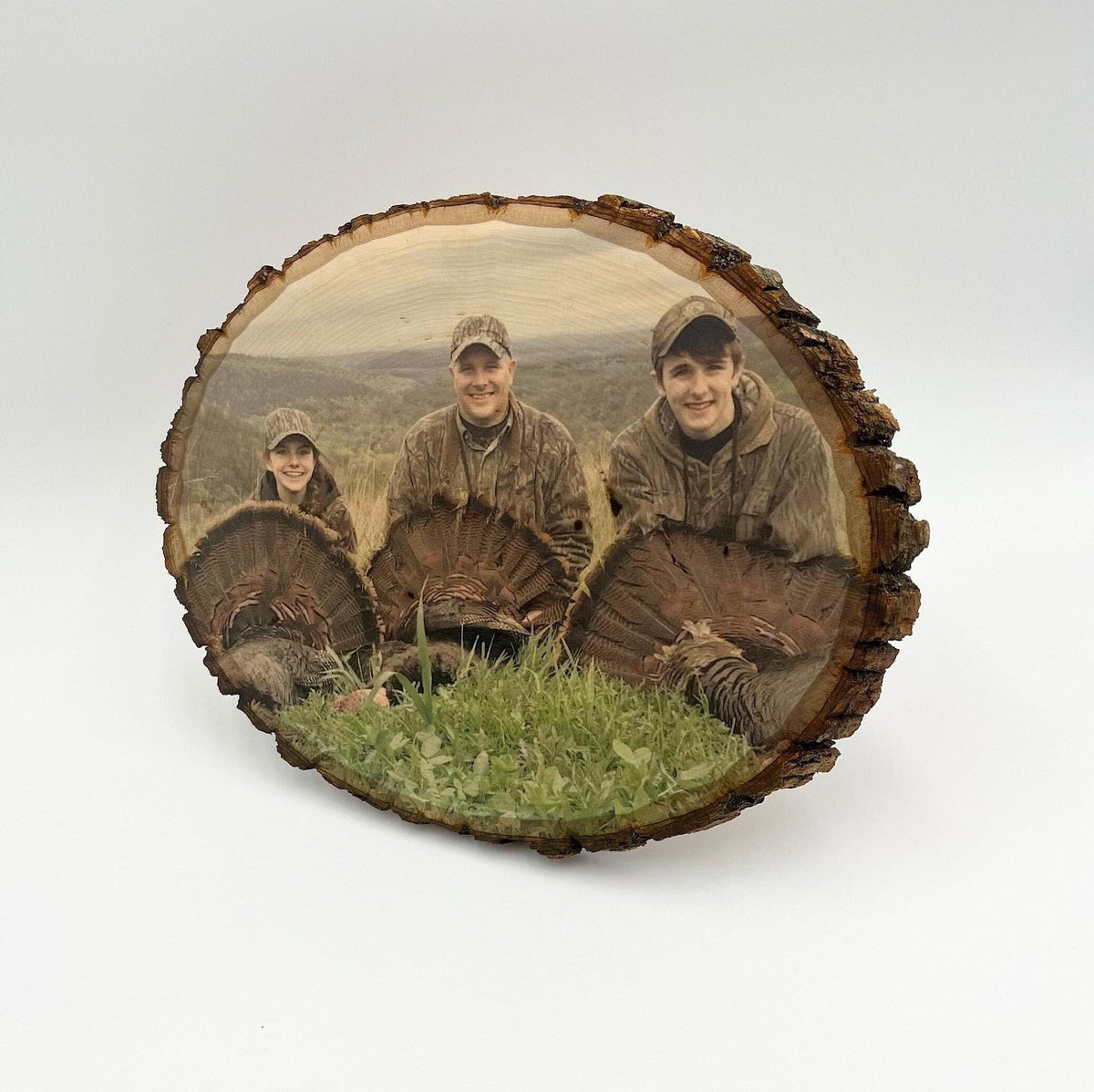 Personalized Wood Photo Hunting Art Sign Duck Hunter Gift Custom Printed Cabin Gift Print on Wood Picture Frame Wall Art Fathers Day Gift