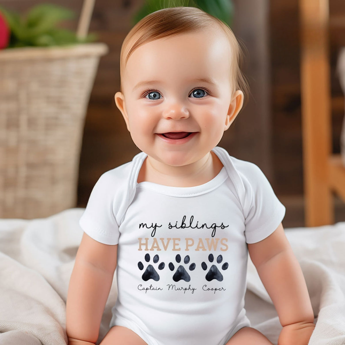 Sibling Dog Kids Shirts, Paws Onesie, Personalized Dog Toddler T Shirt, Custom Dog Name Baby Onesies, Youth T-Shirt, Baby Shower Gift