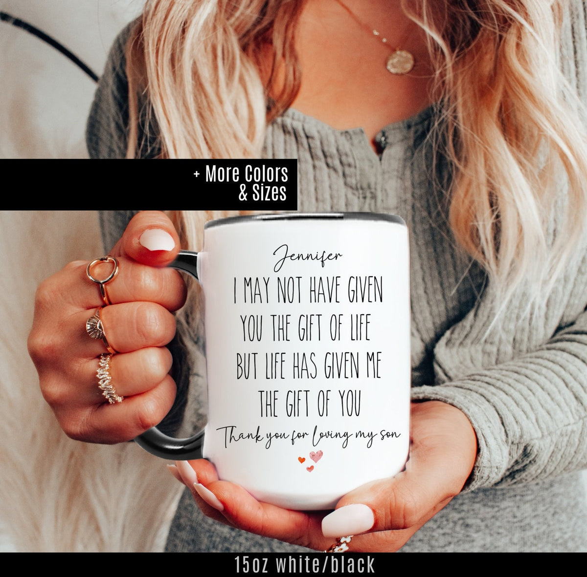 Daughter In Law Gift, Future Daughter In Law Mug Gift for Bride to be, Wedding Gift, Son's Wife for Birthday Gift, Coffee Cup
