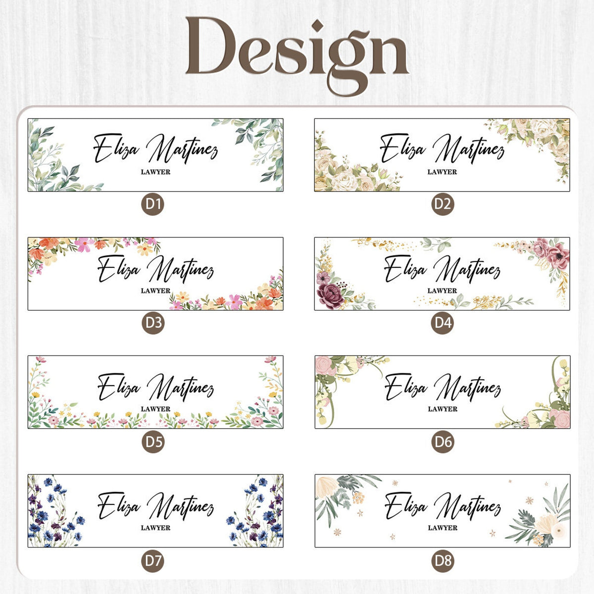 Personalized Name Desk Plate, Custom Desk Plaque, Acrylic Name Plate for Desk, Gifts for Coworker, Christmas Gift for Boss, New Job Gifts