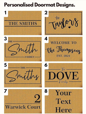 Personalised Doormat - Custom Doormat - Coir Doormat - Custom Welcome Door Mat - Housewarming Gift - Coir Doormat - Home Gift - Doormat