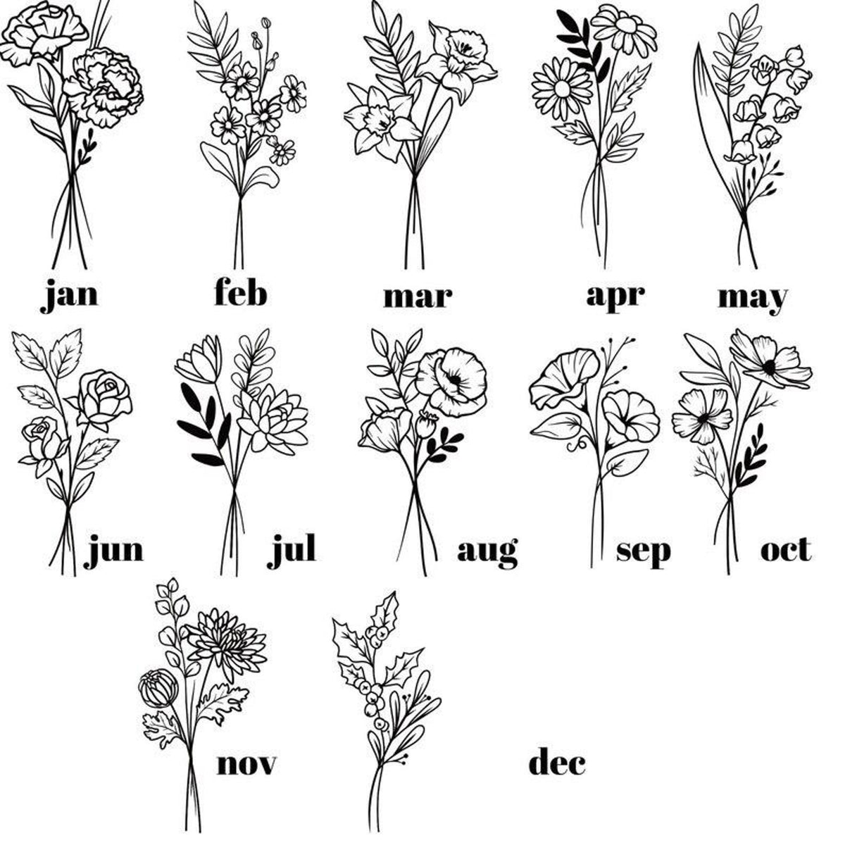 Personalized Cutting Board Wedding Gift, Bamboo Birthflower Board, Unique Valentines Day Gift, Bridal Shower, Engraved Engagement Present