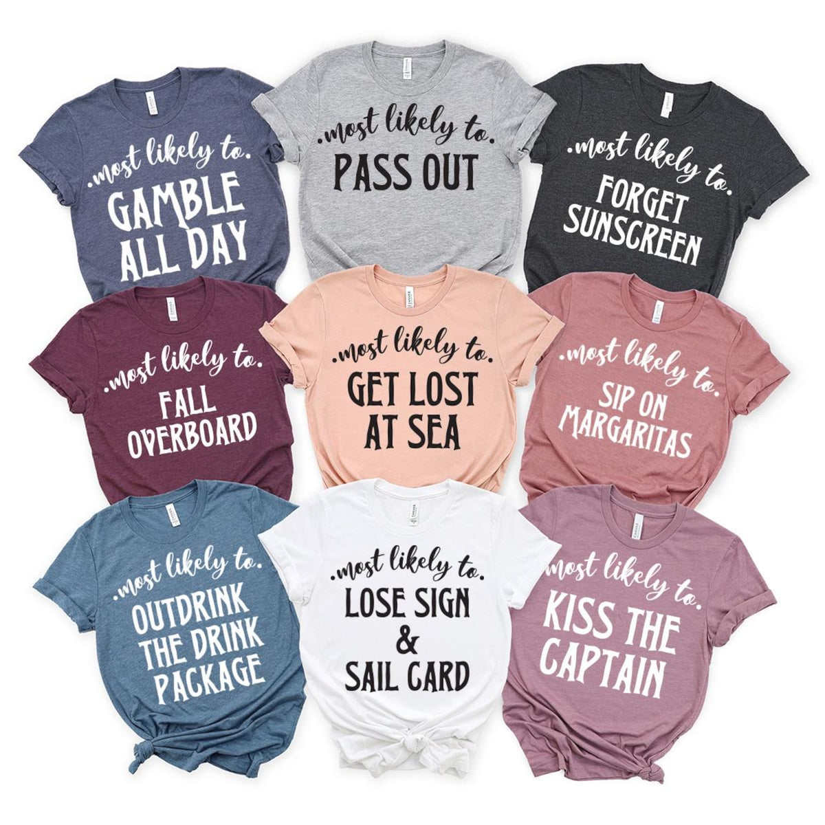 Birthday Party Group Shirt, Funny Bachelorette Matching T-shirt, Most Likely To Party Tees, Personalized Party Group Shirt, Group Gift