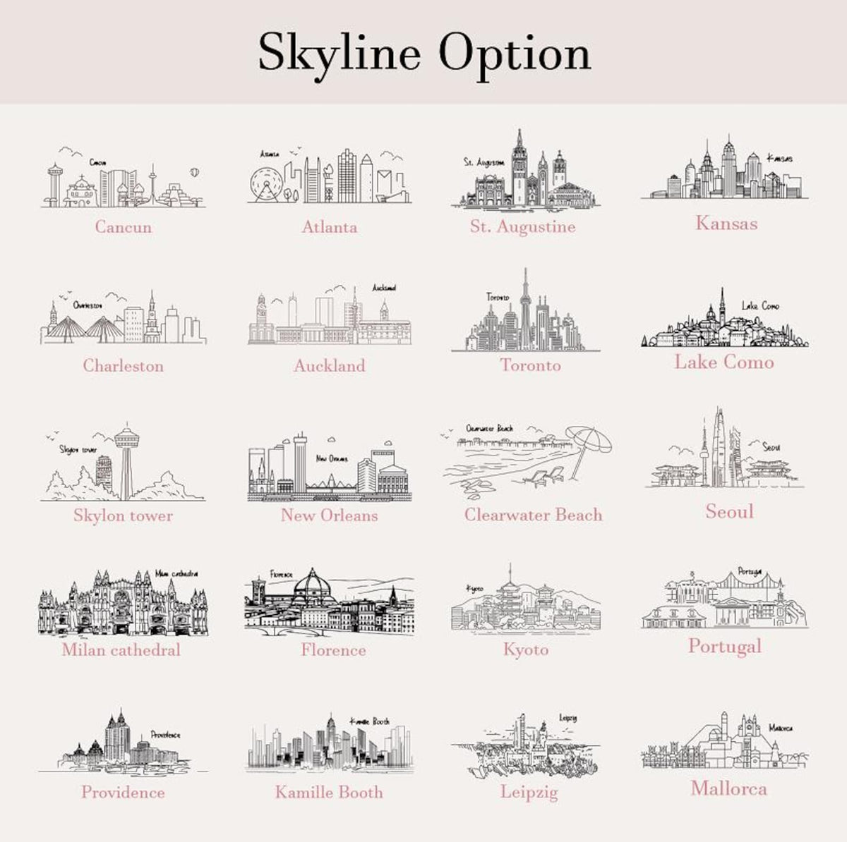 Personalized Skyline Jewelry Dish, Las Vegas Wedding Ring Dish, City Trinket Dish, 1st Anniversary Gift, New York City Skyline Gift