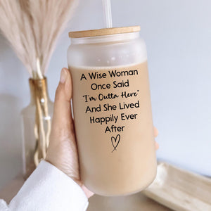 Retirement Gift For Women, A Wise Women Once said Retirement Tumbler, Retirement Cup, Happy Retirement Gift Cup, Retired Cup