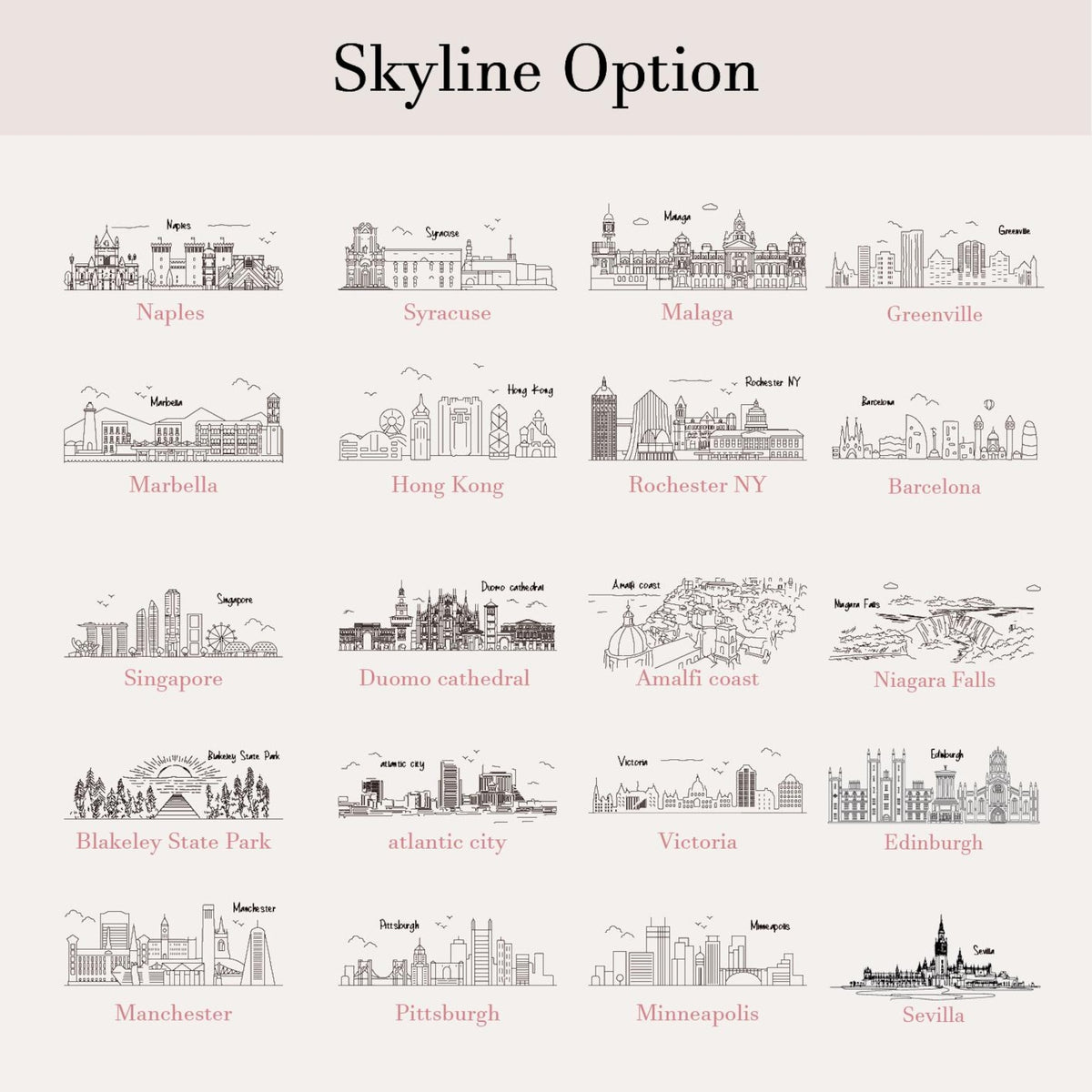 Personalized Skyline Jewelry Dish, Las Vegas Wedding Ring Dish, City Trinket Dish, 1st Anniversary Gift, New York City Skyline Gift