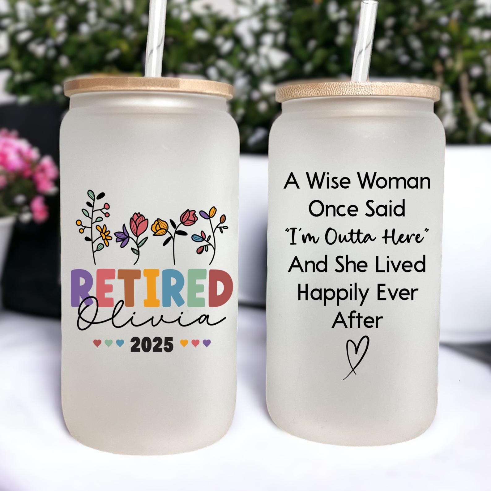 Retirement Gift For Women, A Wise Women Once said Retirement Tumbler, Retirement Cup, Happy Retirement Gift Cup, Retired Cup