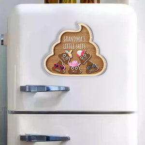Personalized Mother's Day Gift For Grandma, Custom Grandkids Magnet Gift For Nana, Funny Grandma With Kids Name Magnet, Gift From Grandkids