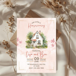 Housewarming Party Card Editable Housewarming Invite Modern Housewarming Invitation New Home
