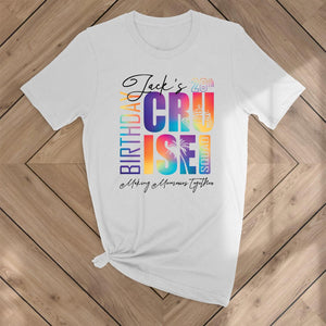 Custom Birthday Cruise Shirt, Cruise Squad Shirts, Custom Name Cruise Birthday Crew T-shirt, Birthday Cruise 2025, Bday Cruise Party Shirt