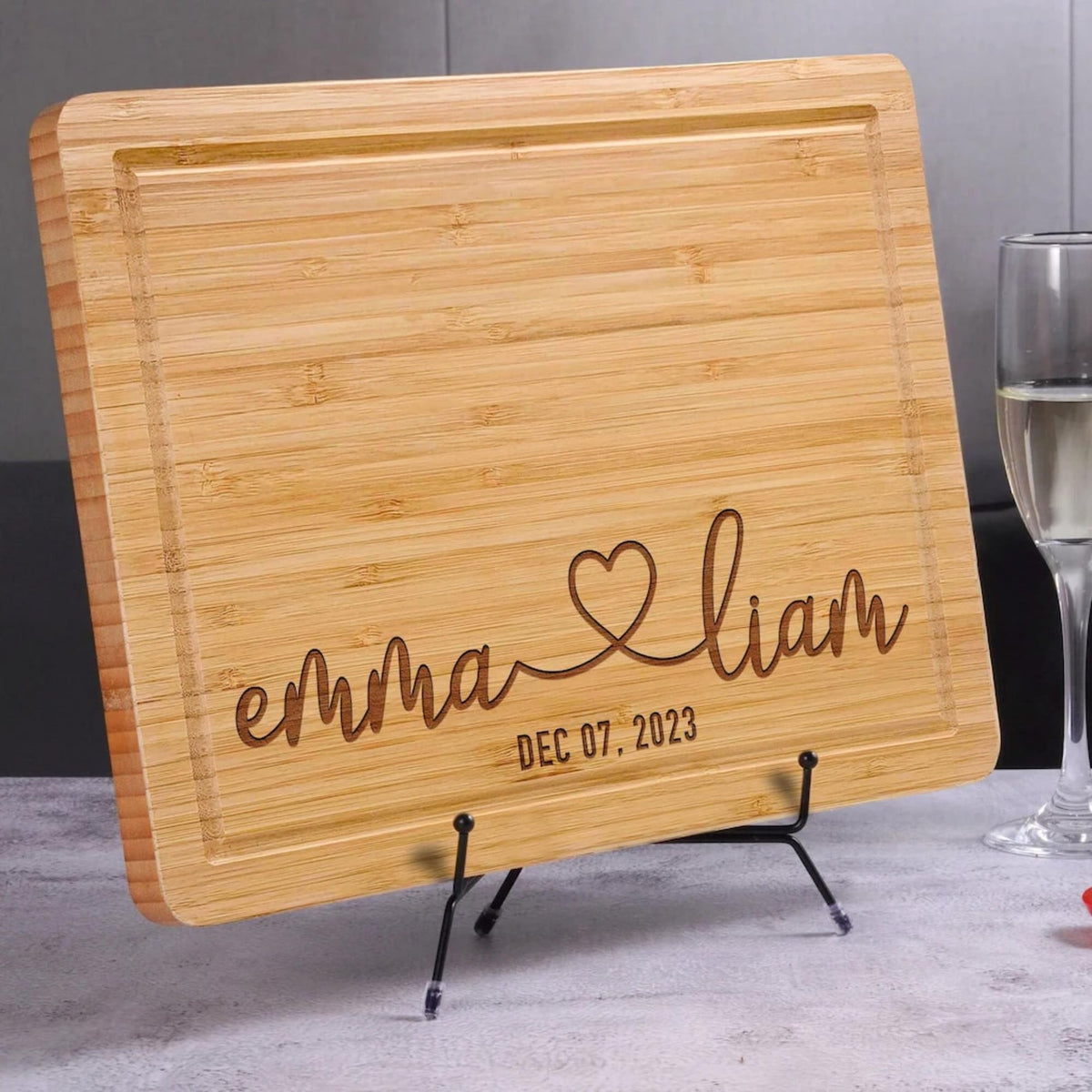 Custom Cutting Board for Couples, Engagement Gift, Wedding Gift for Newlywed, Housewarming Gift, Gifts for Couples from Friends