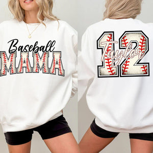 Custom Baseball Mom: Personalized Game Day for Shirts Baseball Lovers Gift Baseball Mom Gift Mother's Day Gift