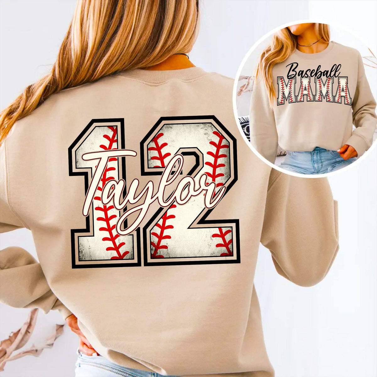 Custom Baseball Mom: Personalized Game Day for Shirts Baseball Lovers Gift Baseball Mom Gift Mother's Day Gift