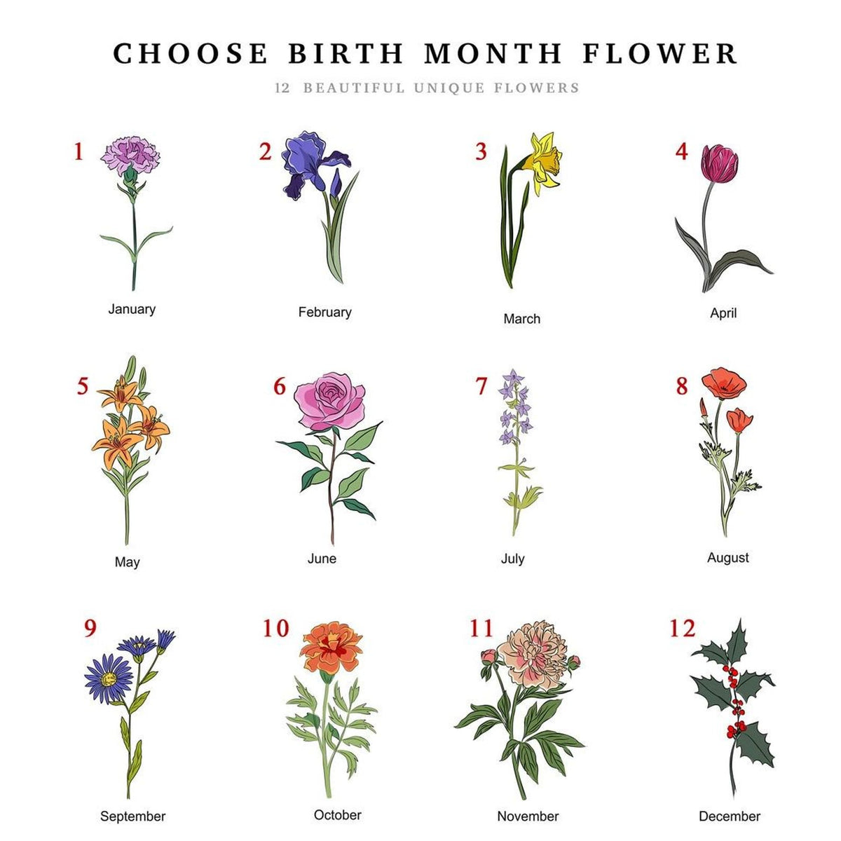 Personalized First Mom Now Grandma Gift, Grandmas Garden Mug, Custom Flower Birth Month Garden, Birthday Gift For Grandma, Mother's Day Gift