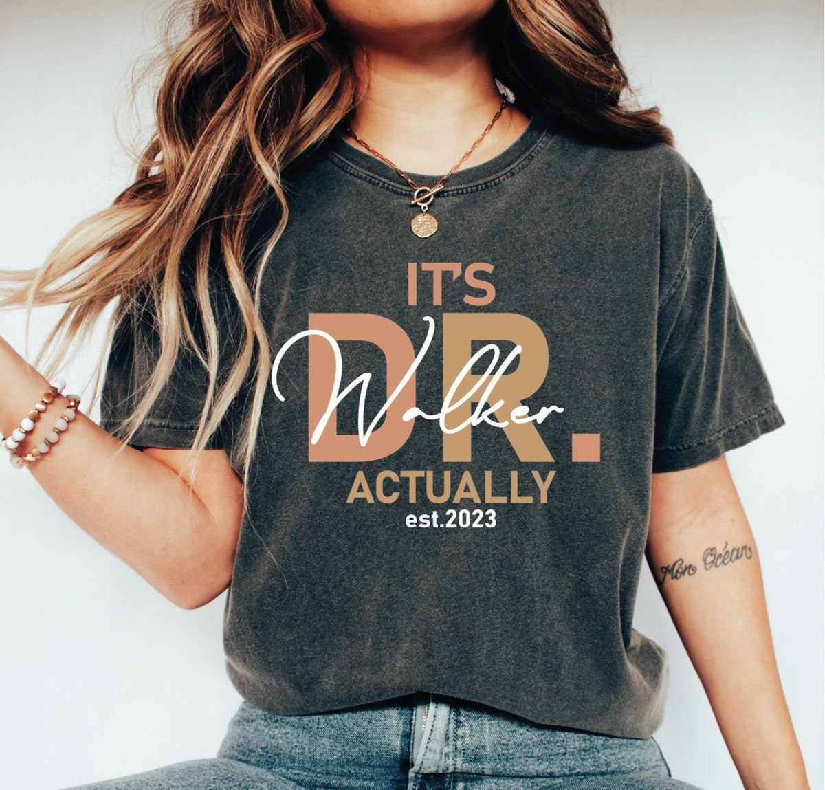 Its Dr Actually Shirt, Custom Doctor Tshirt, Custom Phd Graduation Tee, Doctor Est Shirt, MD Shirt, PHD Shirt, New Doctor Gift, PHD Gift