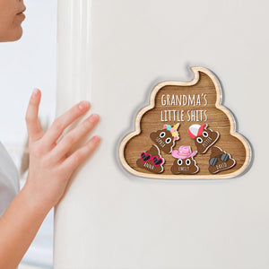 Personalized Mother's Day Gift For Grandma, Custom Grandkids Magnet Gift For Nana, Funny Grandma With Kids Name Magnet, Gift From Grandkids