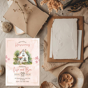 Housewarming Party Card Editable Housewarming Invite Modern Housewarming Invitation New Home
