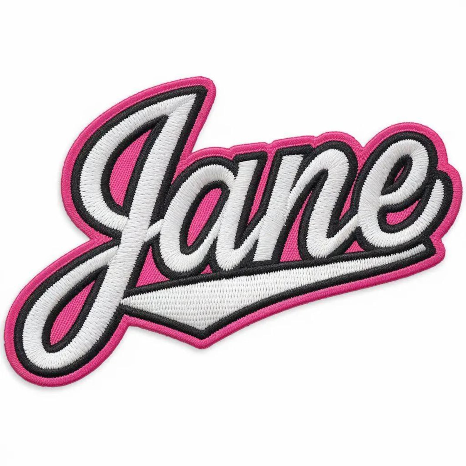 Embroidered Custom Name Patch, Bulk Iron on Name Patches, Personalised Sew On Embroidered Name Patches, Name Patches for Hats and Jackets