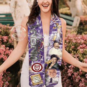 In Loving Memory Graduation Stoles, Custom Graduation Stole with photos, Personalized Grad Stole, Gift for Graduate, Class of 2025