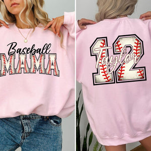 Custom Baseball Mom: Personalized Game Day for Shirts Baseball Lovers Gift Baseball Mom Gift Mother's Day Gift