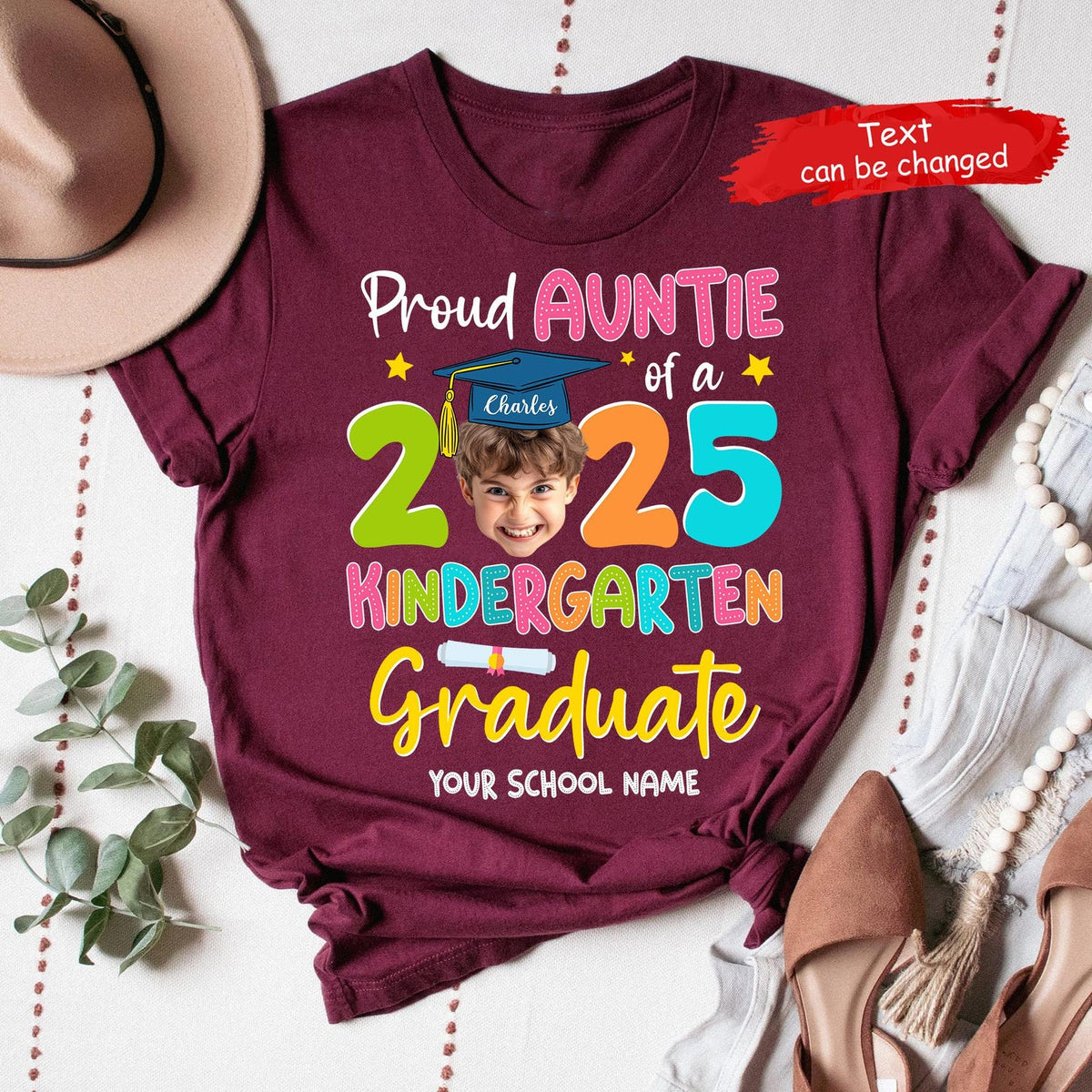 Custom Kindergarten Graduation Shirt, Kinder Grad Shirt, Cute Kindergarten Grad Shirt, Kids Graduation Shirt, Last Day Of School Shirt